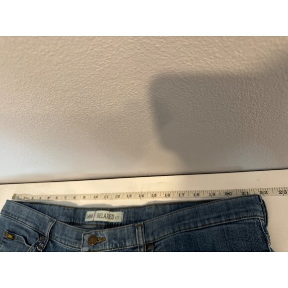 The Scrappy Camper Womens Jeans XXL Upcycled Valentines Hearts Quilted Festival - Picture 8 of 12